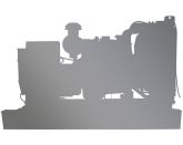 Motor АД200-Т400-2РП (ЯМЗ) в кожухе с АВР