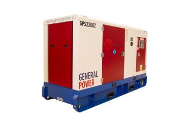 Дизельный генератор General Power GP220DZ в кожухе